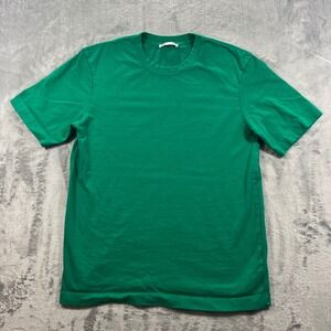 ZARA T-Shirt Mens Medium Green Excellent Short Sleeve Crewneck Basic Tee Casual